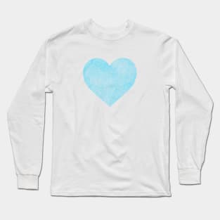 Blue Heart Long Sleeve T-Shirt